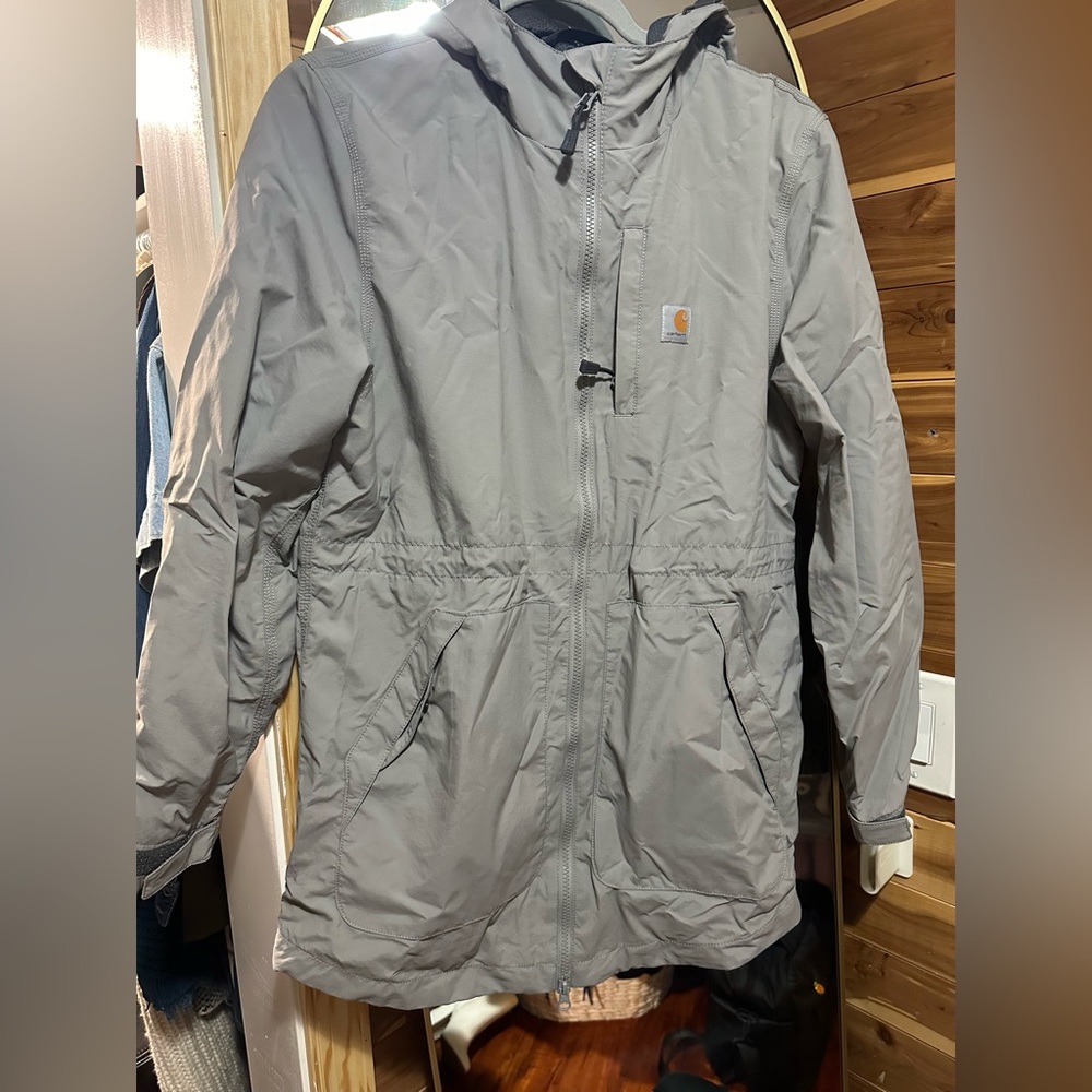 Carhartt Gray Utility Hooded Jacket